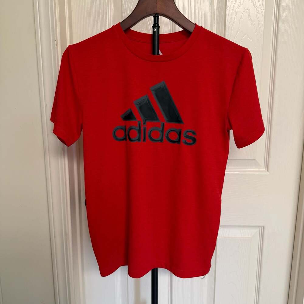 Adidas Performance Logo T-Shirt Red Size M (10/12)